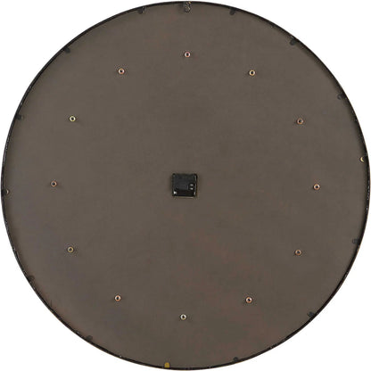 Serenity Wall Clock by Uttermost in gold. Made from iron, stone sheet, mdf in a modern style.