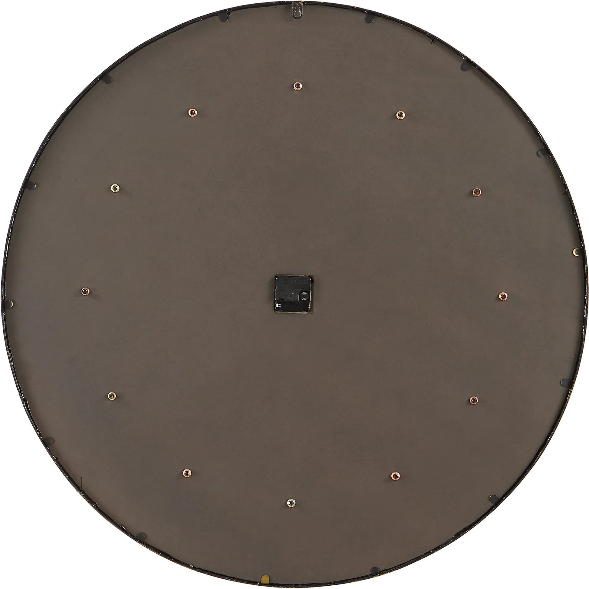 Serenity Wall Clock by Uttermost in gold. Made from iron, stone sheet, mdf in a modern style.