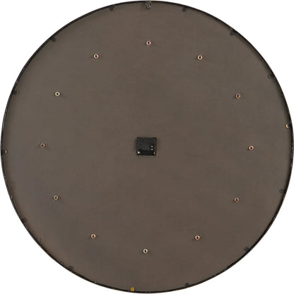 Serenity Wall Clock by Uttermost in gold. Made from iron, stone sheet, mdf in a modern style.