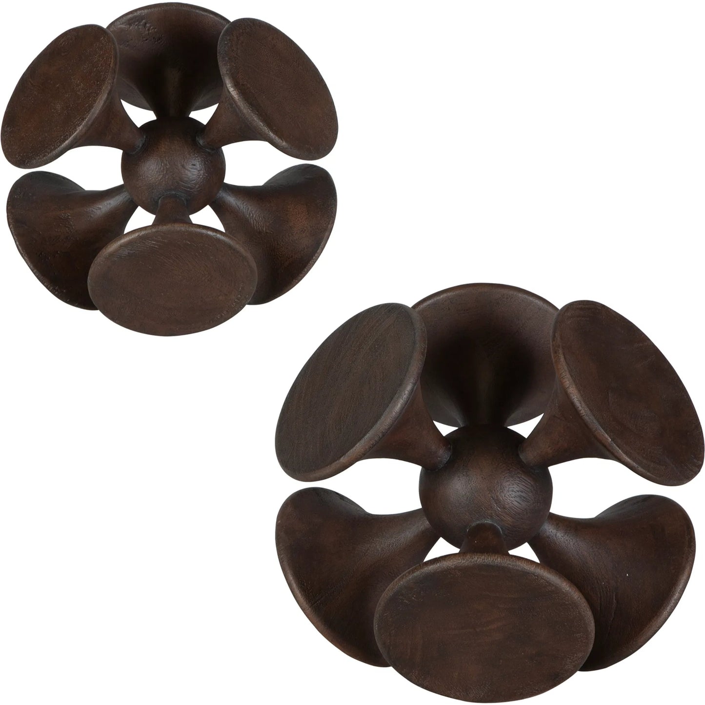 004 SI-2355226 | Additional Silo | Balanced Harmony Sculptures by Uttermost in dark. Made from suar wood in a traditional style.