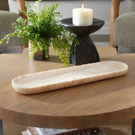 Sculpted Onyx Bowl by Uttermost in natural. Made from onyx in a unique style.