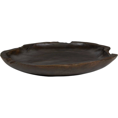 Nature's Edge Bowl by Uttermost in teak. Made from teak wood in a traditional style.