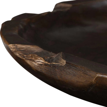Nature's Edge Bowl by Uttermost in teak. Made from teak wood in a traditional style.