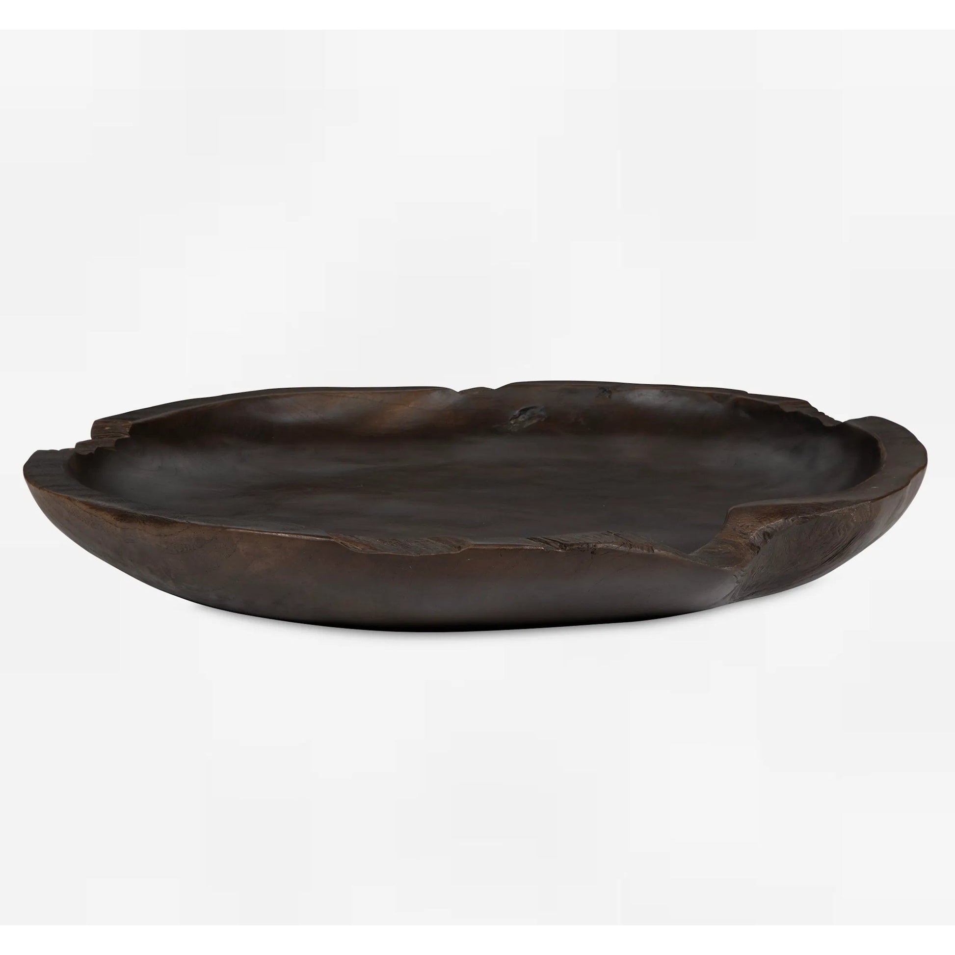 Nature's Edge Bowl by Uttermost in teak. Made from teak wood in a traditional style.