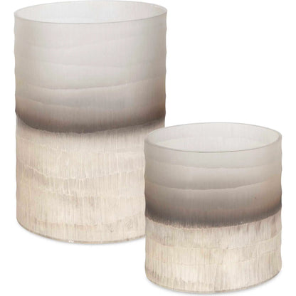 Ombra Vases by Uttermost. Made from glass in a transitional style.