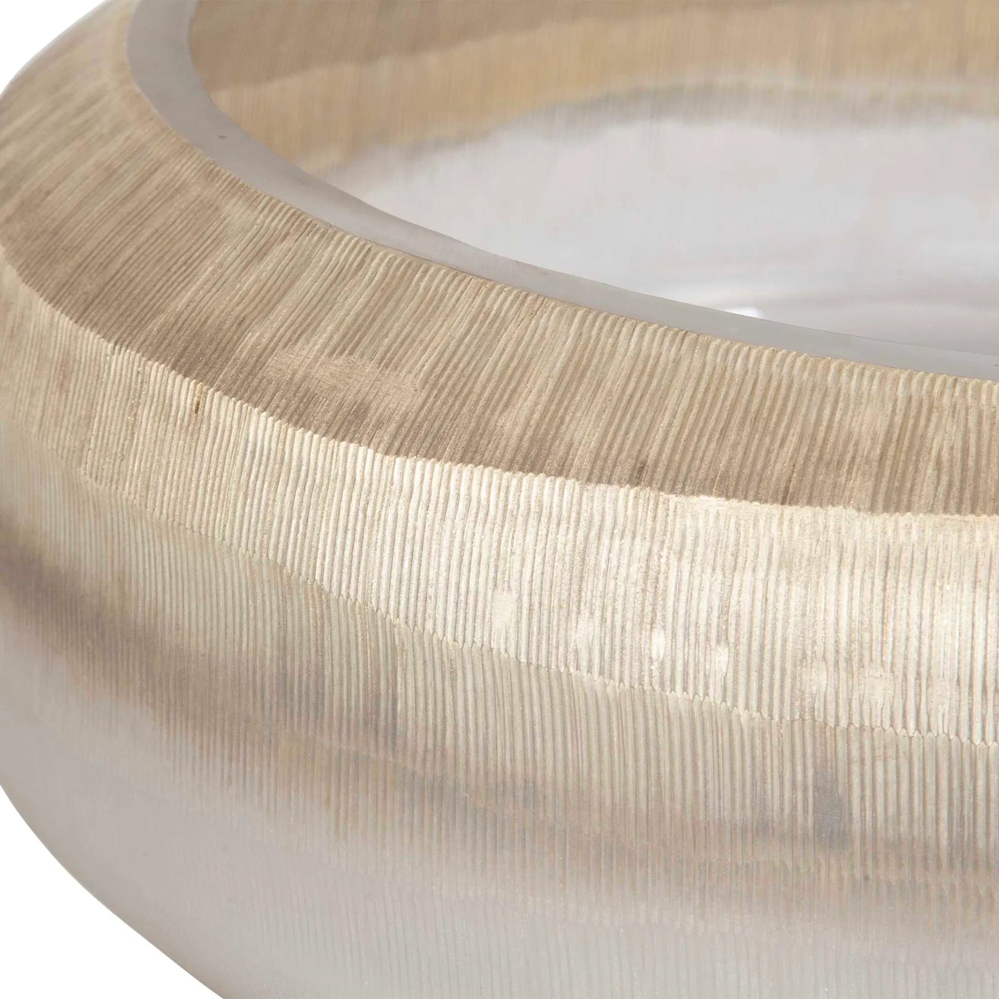 Ombra Bowl by Uttermost. Made from glass in a transitional style.