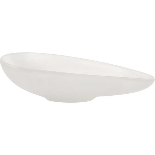 Marchena Bowl by Uttermost in white. Made from resin in a unique style.