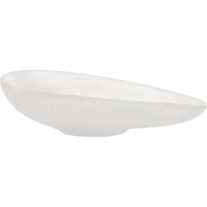Marchena Bowl by Uttermost in white. Made from resin in a transitional style.