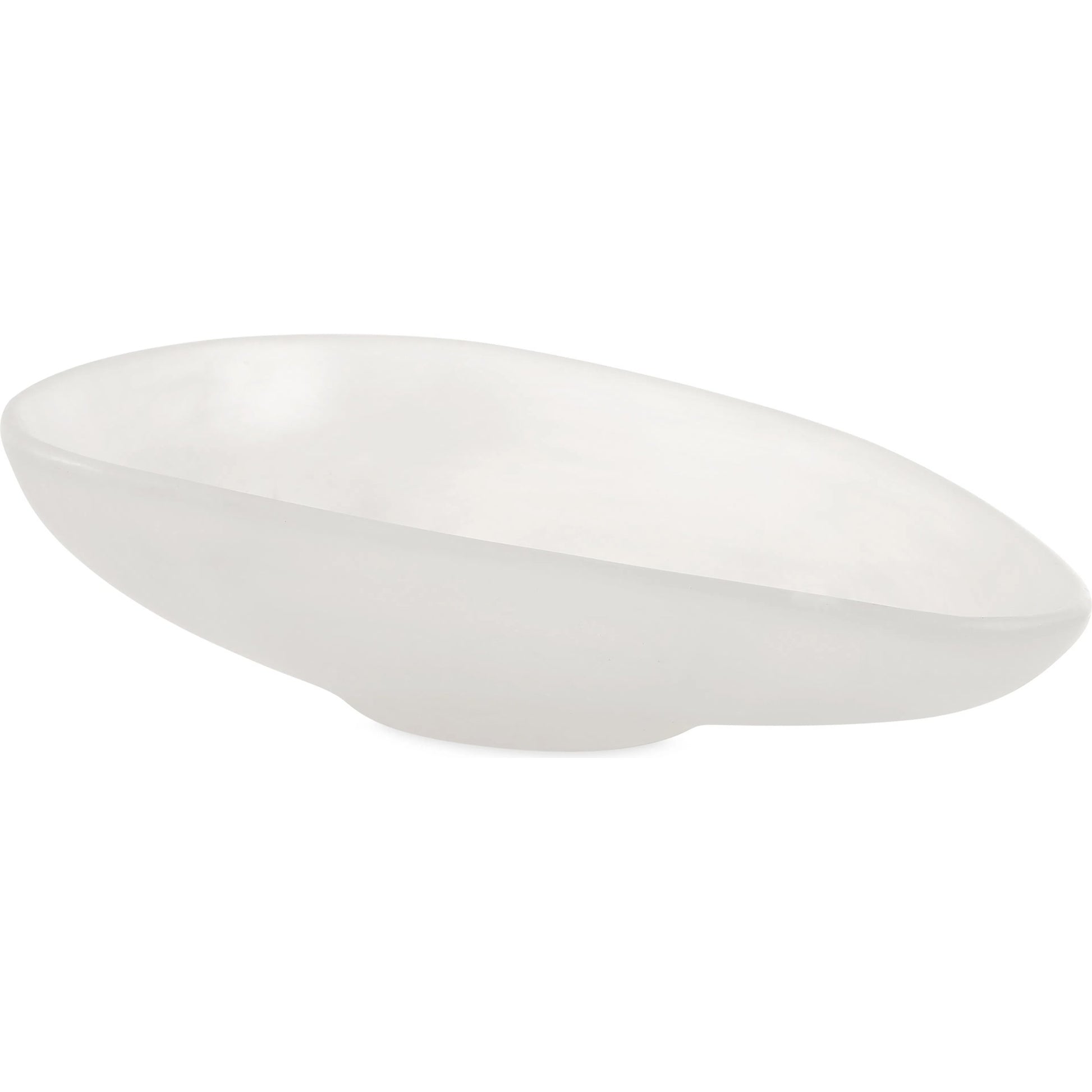 Marchena Bowl by Uttermost in white. Made from resin in a transitional style.