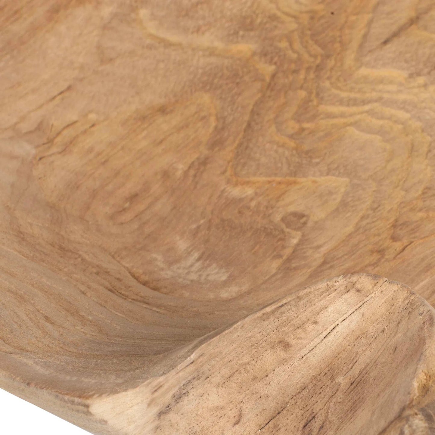 003 SI-2386596 | Closeup | Organic Embrace Outdoor Bowl by Uttermost in teak. Made from teak wood in a cottage & farmhouse style.