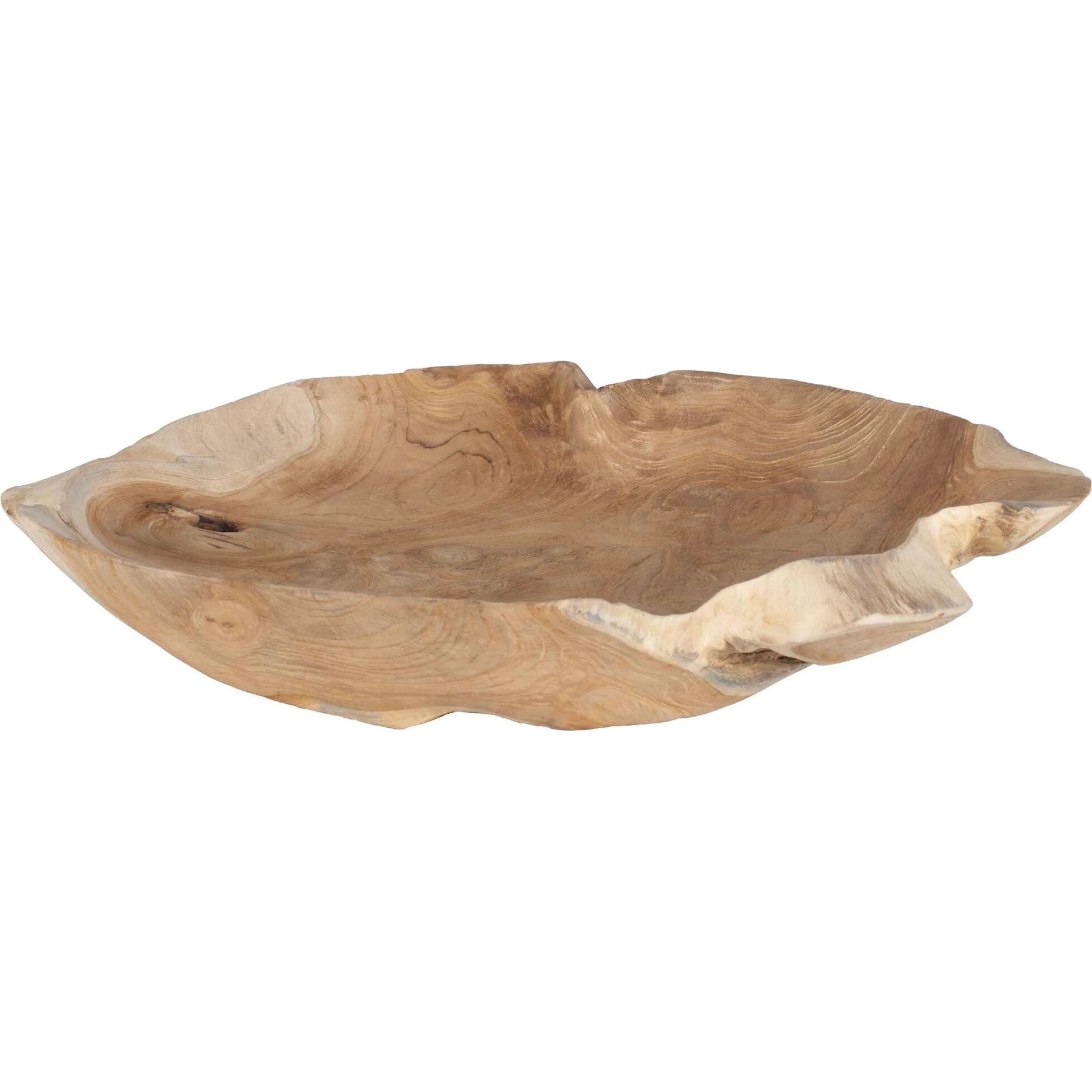 Organic Embrace Outdoor Bowl by Uttermost in teak. Made from teak wood in a cottage & farmhouse style.