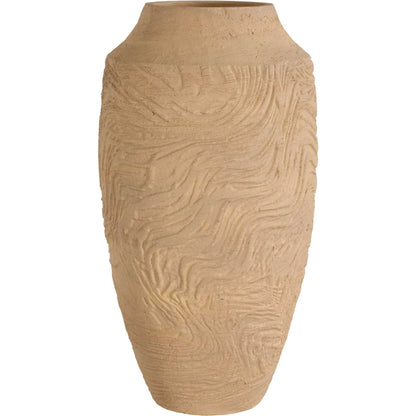 Sandstone Flow Terracotta Vase by Uttermost. Made from terracotta in a transitional style.