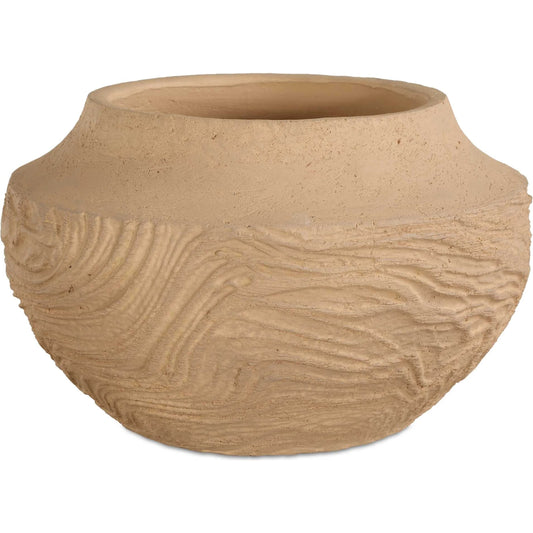 Sandstone Flow Terracotta Vase by Uttermost. Made from terracotta in a unique style.
