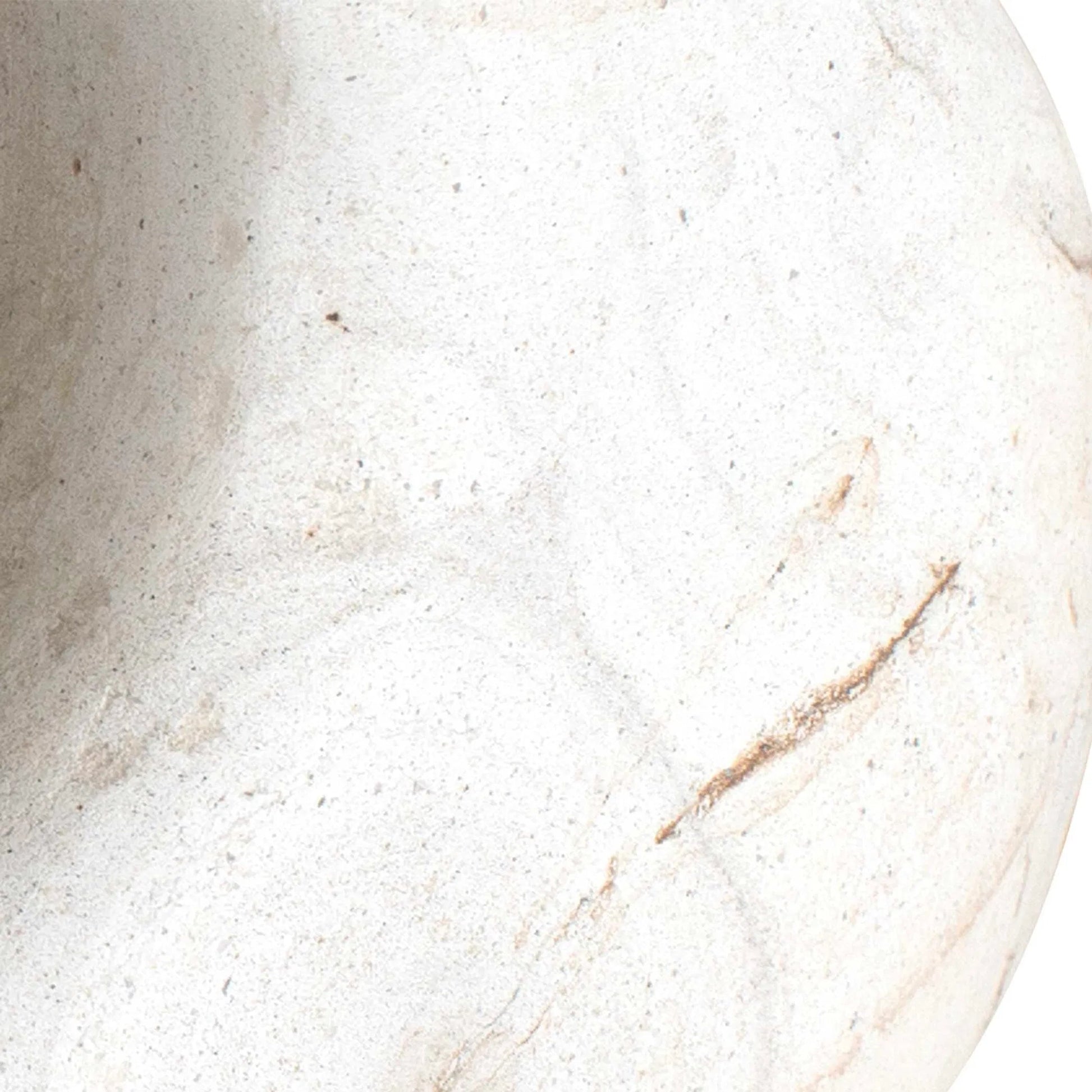 Flow Outdoor Sculptures by Uttermost in stone. Made from palimanan stone in a modern style.