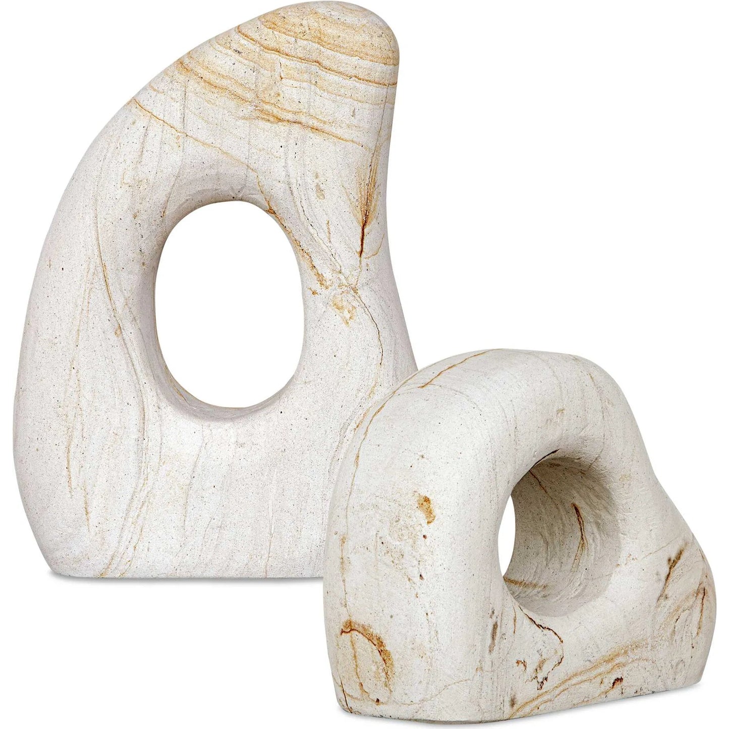 001 SI-2386617 | Primary Silo | Flow Outdoor Sculptures by Uttermost in stone. Made from palimanan stone in a modern style.