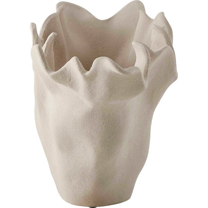 Sand Dune Outdoor Ceramic Bowl by Uttermost in white. Made from earthenware in a transitional style.