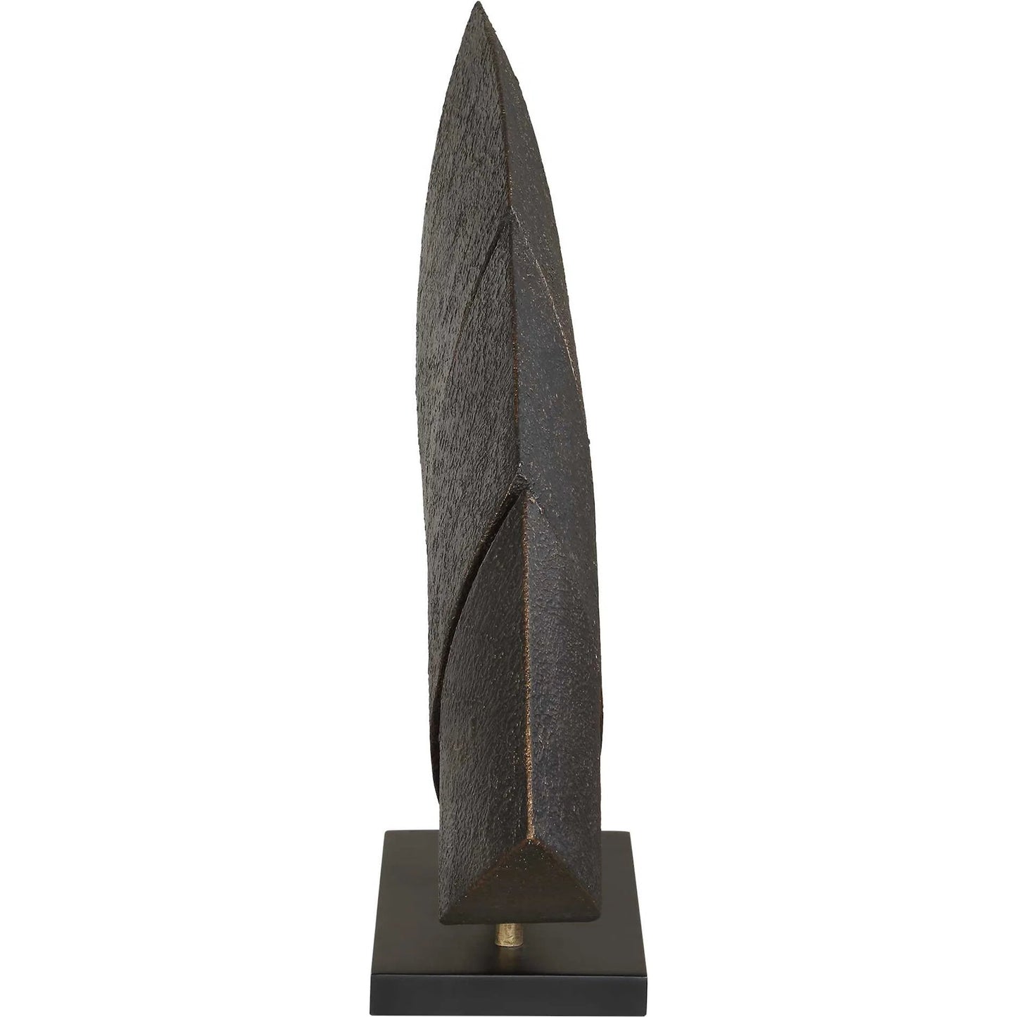 002 SI-2386625 | Additional Silo | Wind Crest Sculpture by Uttermost in dark bronze. Made from iron in a modern style.