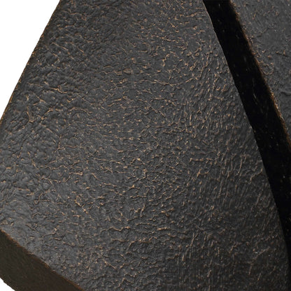 Wind Crest Sculpture by Uttermost in dark bronze. Made from iron in a modern style.