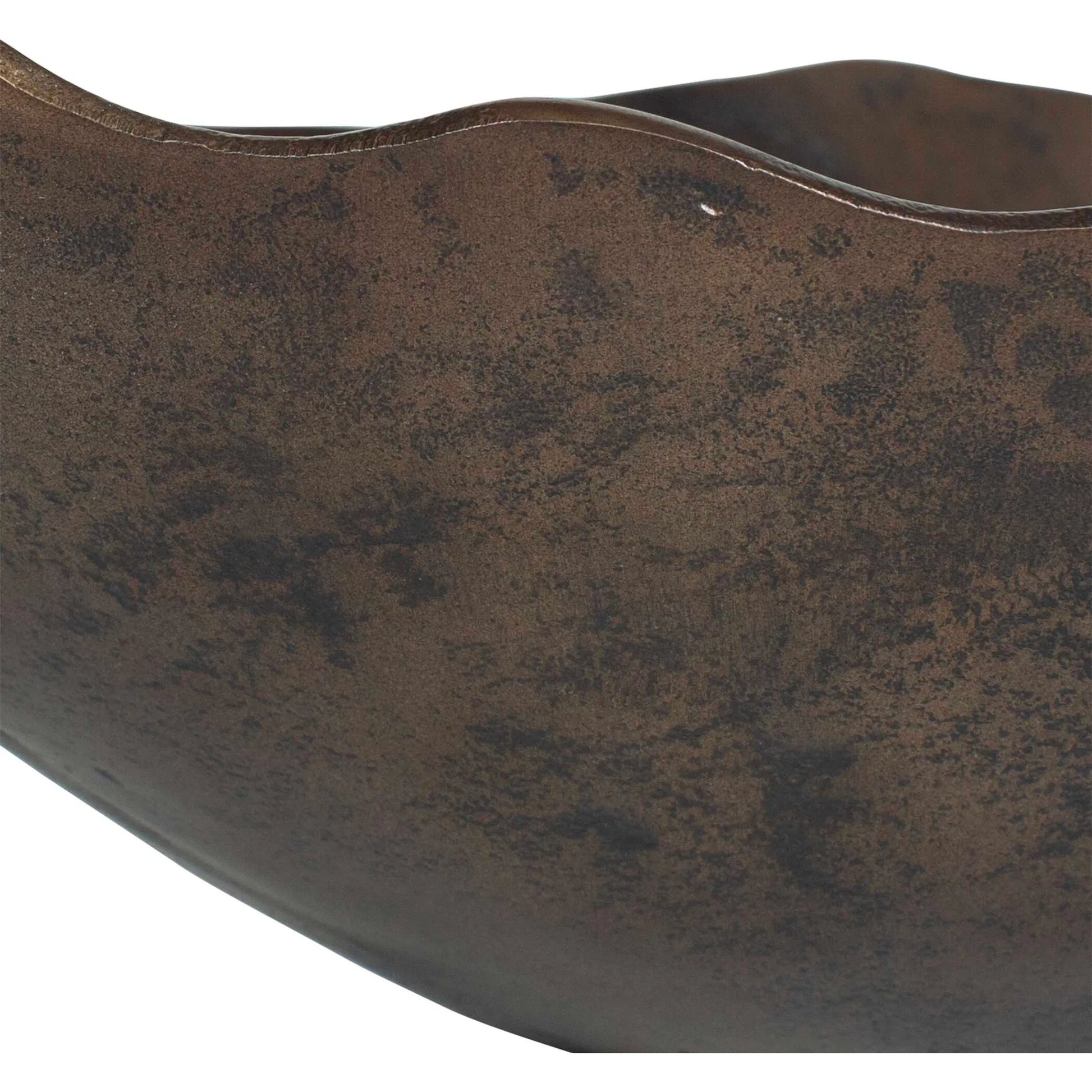 Obscura Outdoor Bowl by Uttermost. Made from aluminium in a modern style.