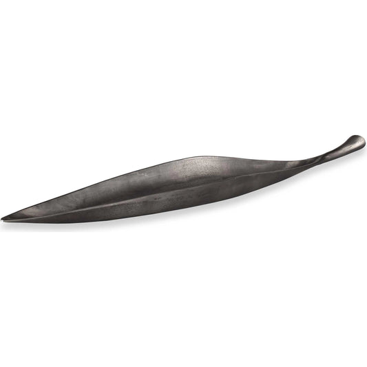 Leaflet Outdoor Bowl by Uttermost in dark nickel. Made from cast aluminium in a unique style.