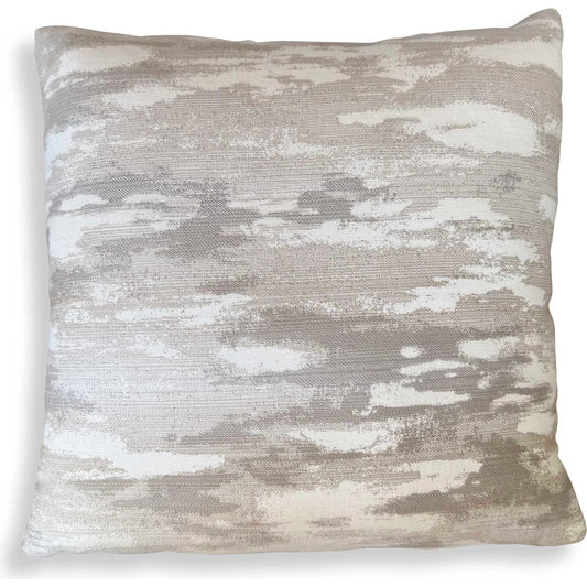 Abstract Waves Outdoor Pillow by Uttermost in putty, cream. Made from acrylic, polyester in a unique style.