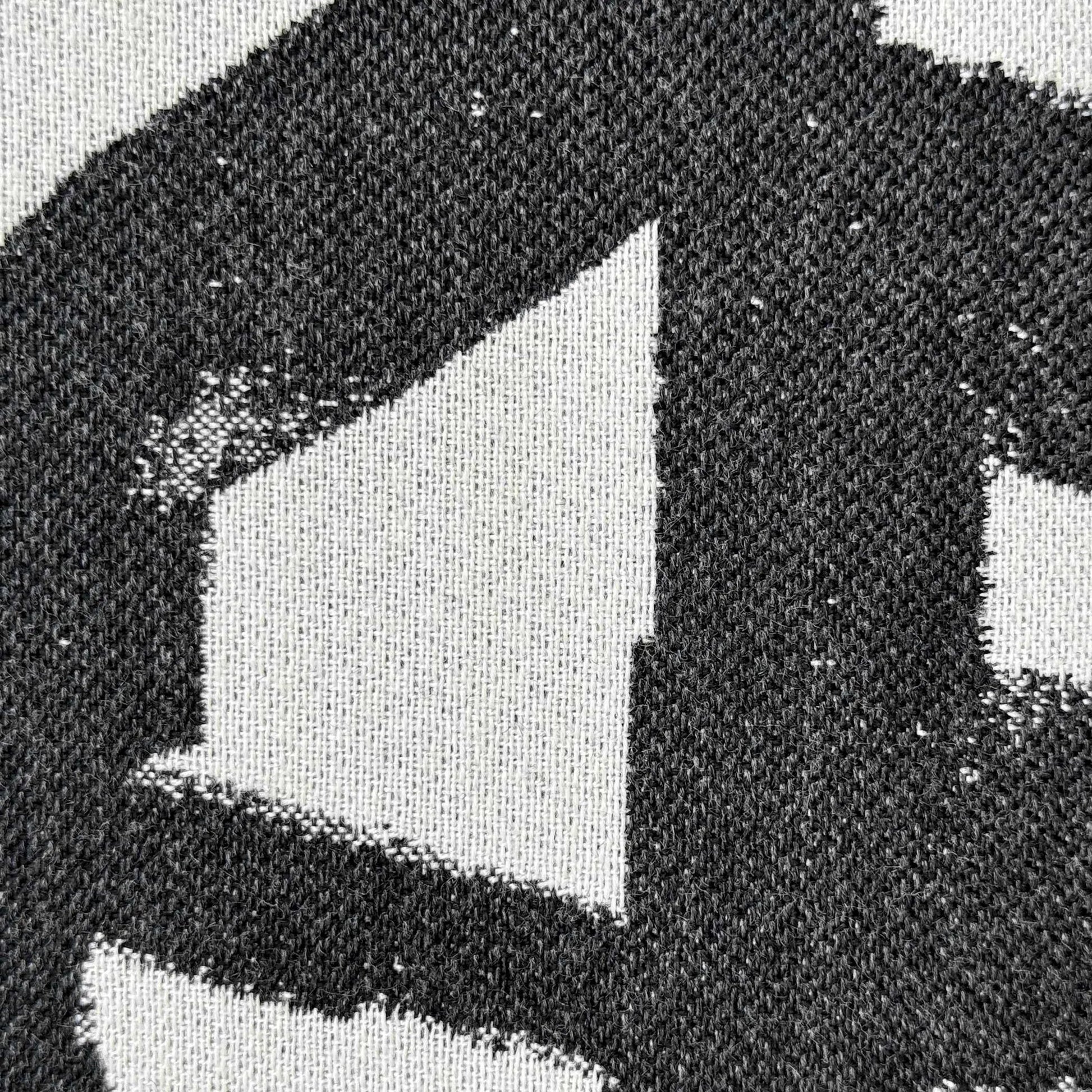 Draft Onyx Outdoor Pillow by Uttermost in ivory, onyx. Made from acrylic, polyester in a eclectic & global style.