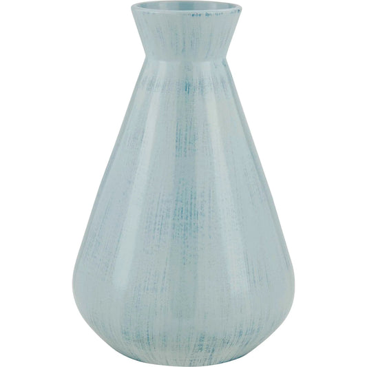 Flare Spire Indoor-Outdoor Ceramic Vase by Uttermost in blue. Made from ceramic in a unique style.