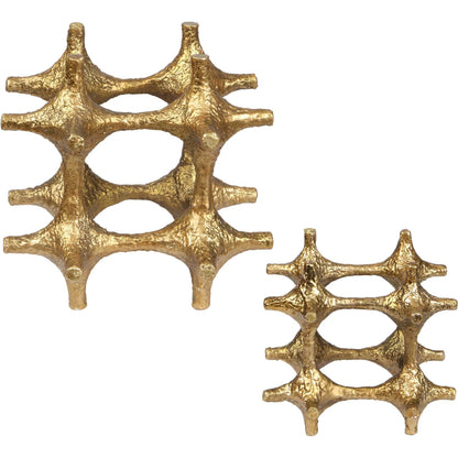 Gilded Connection Modern Sculptures by Uttermost in brass, gold. Made from unique in a unique style.