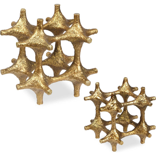 Gilded Connection Modern Sculptures by Uttermost in brass, gold. Made from unique in a unique style.