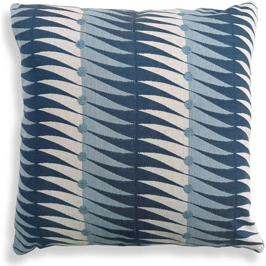 Jetty Outdoor Pillow by Uttermost in blue. Made from acrylic, polyester in a unique style.