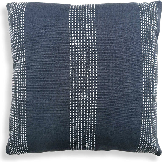 Caper Slate Outdoor Pillow by Uttermost in blue. Made from acrylic, polyester in a unique style.
