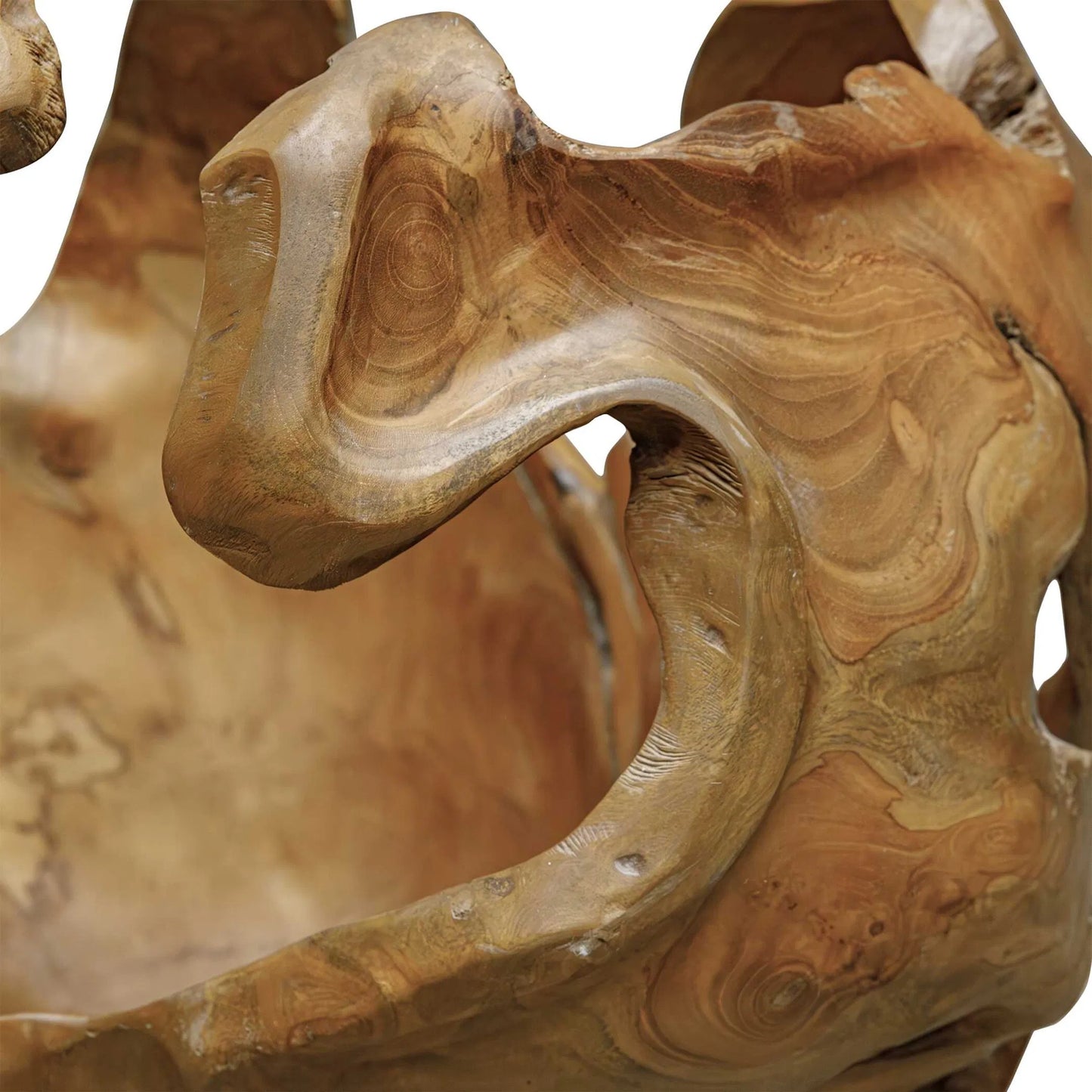 001 SI-2630572 | Additional Silo | Arbor Crest Indoor/Outdoor Bowl by Uttermost in woodtone and teak. Made from teak wood in a unique style.