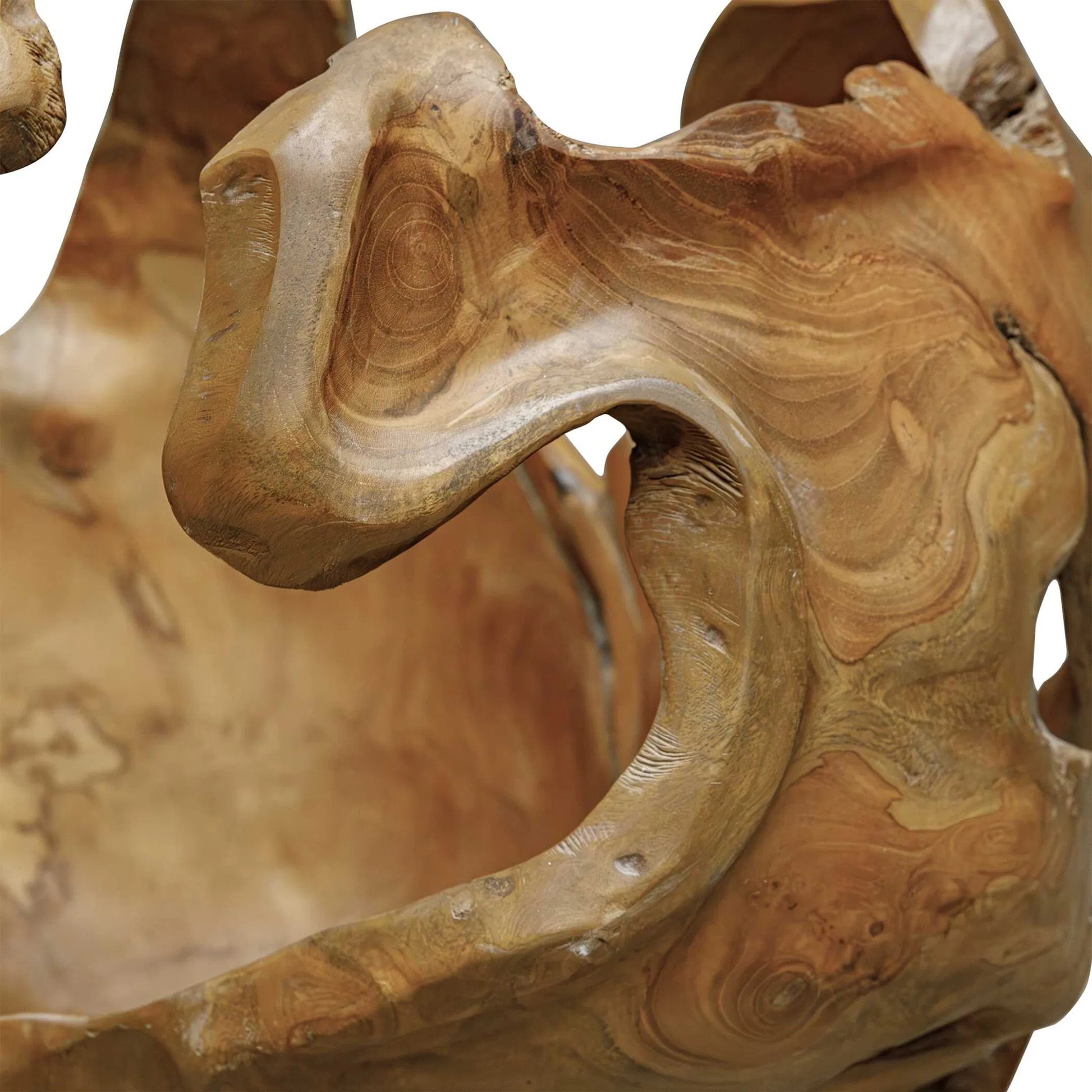 Arbor Crest Indoor/Outdoor Bowl by Uttermost in woodtone and teak. Made from teak wood in a unique style.