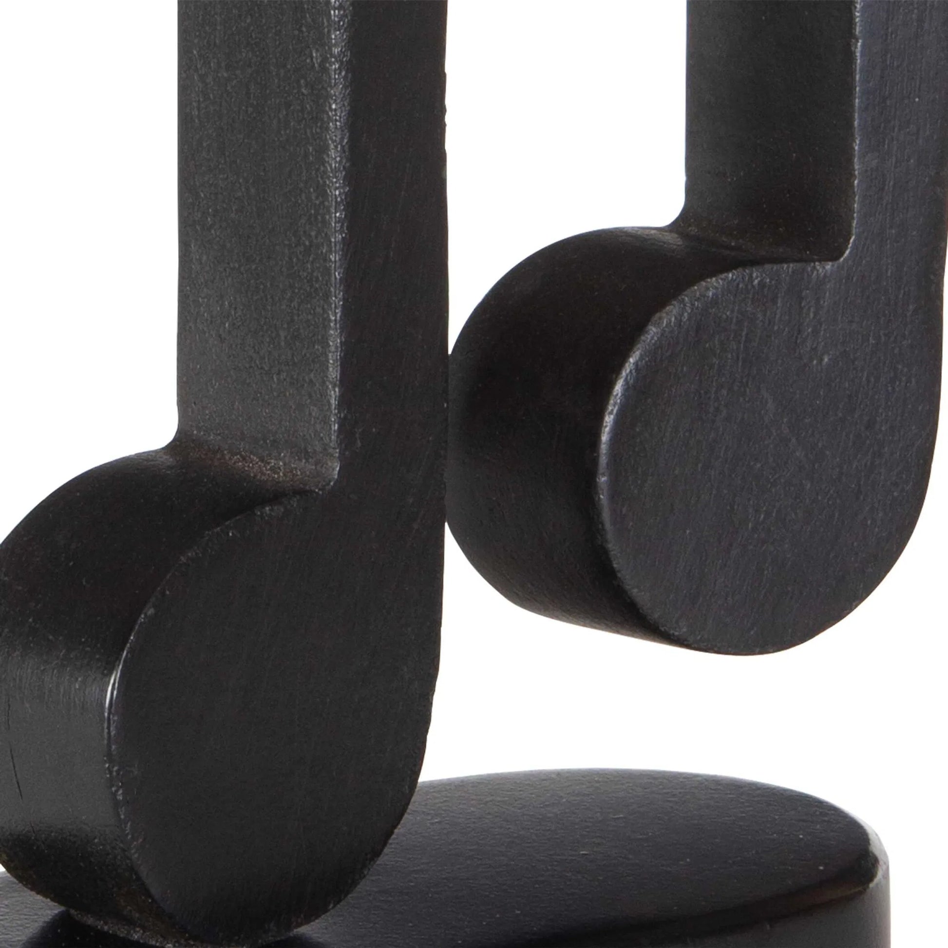 Music Notes Metal Figurines (Set of 3) by Uttermost in metal. Made from metal, mdf in a modern style.