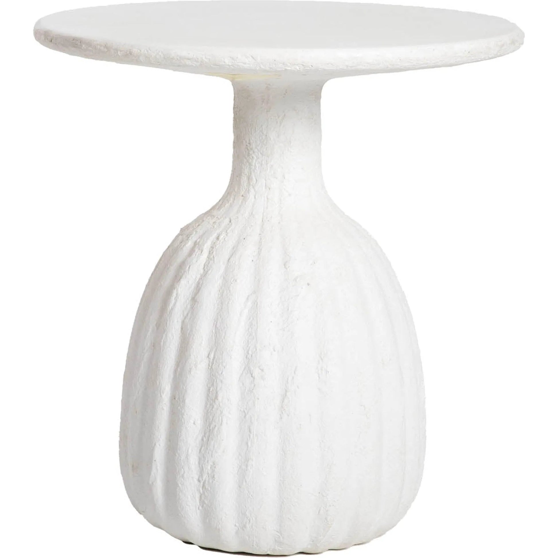 Accent Side Table by LH Imports in white. Made from unique in a modern style.