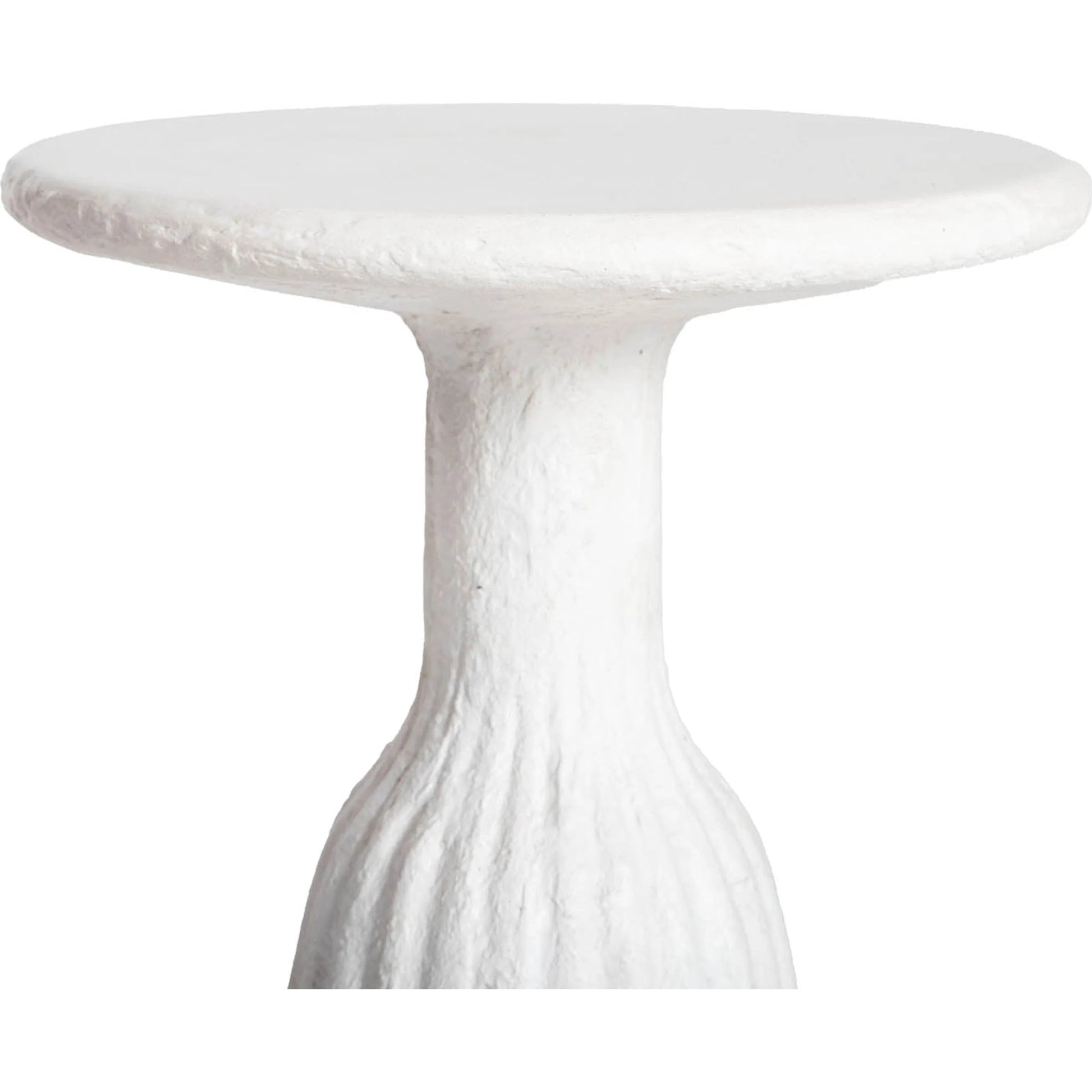 Accent Side Table by LH Imports in white. Made from unique in a modern style.