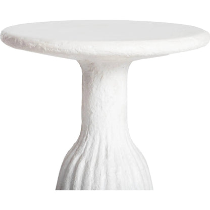 Accent Side Table by LH Imports in white. Made from unique in a modern style.