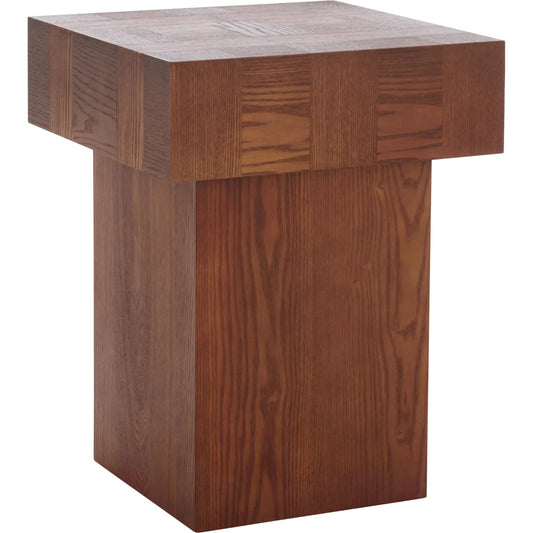 Desha End Table by HedgeApple Essentials in nc coating. Made from ash veneer in a unique style.