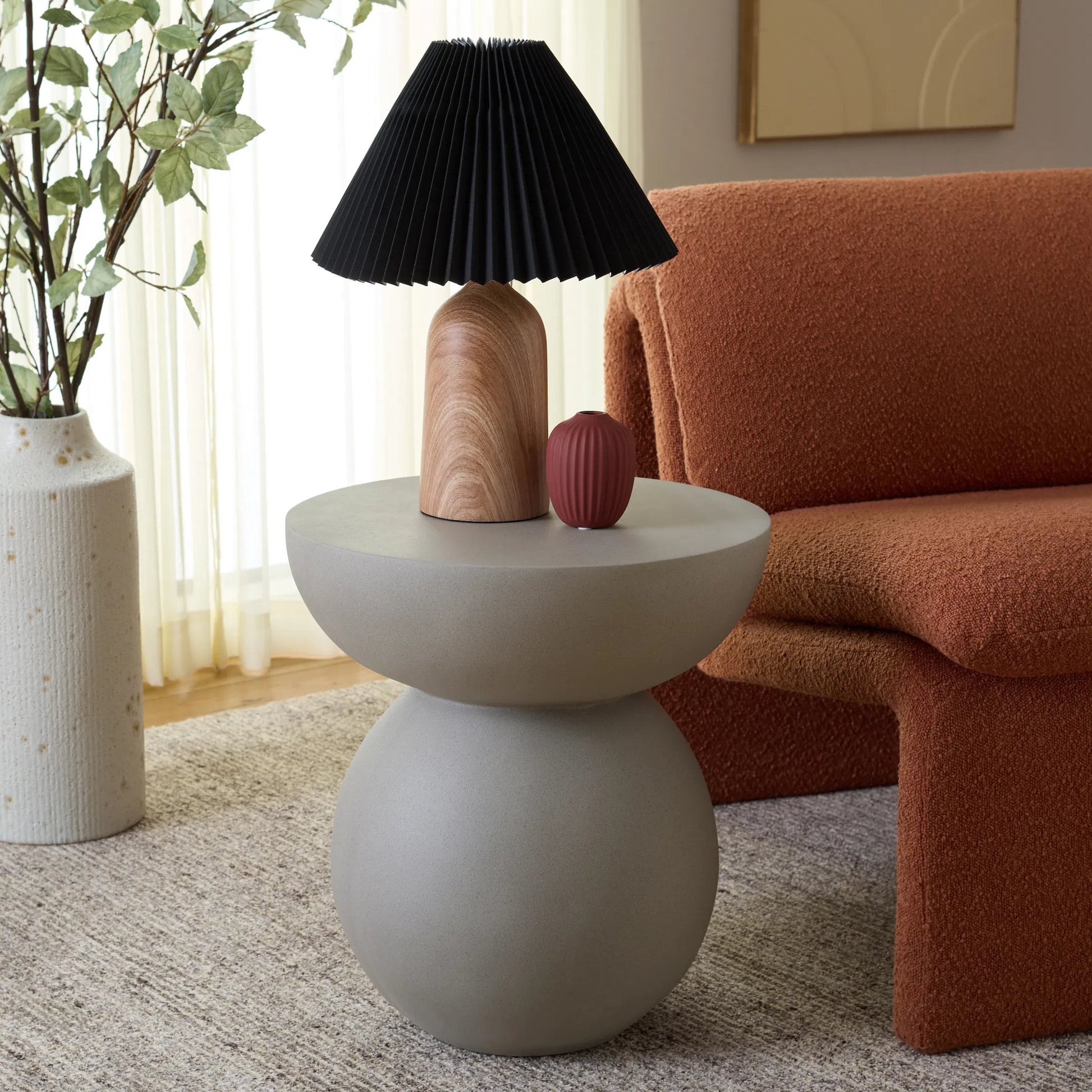 Freedom Accent Table by HedgeApple Essentials. Made from magnesium oxide in a transitional style.