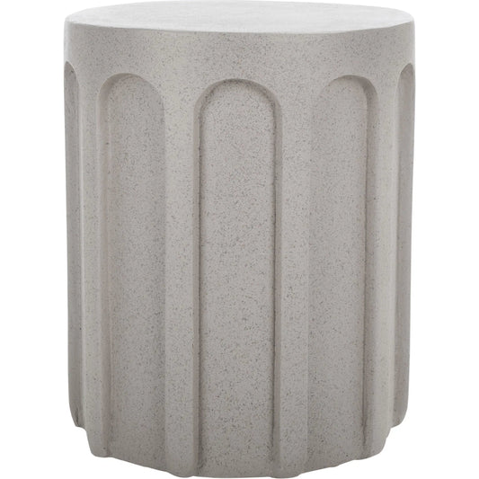 Tinian Accent Table by HedgeApple Essentials. Made from magnesium oxide in a unique style.