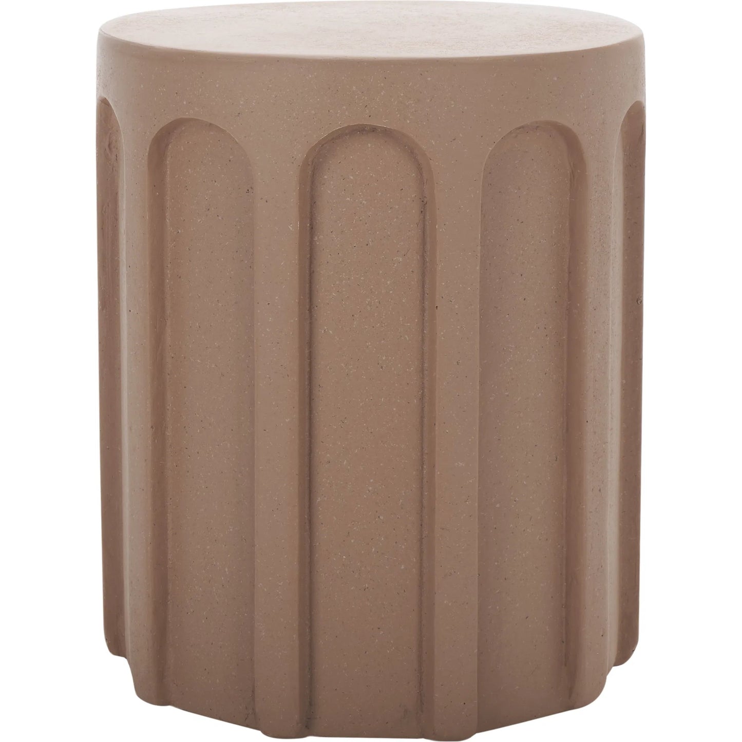016 SI-2249490 | Primary Silo | Tinian Accent Table by HedgeApple Essentials in terracotta. Made from magnesium oxide in a modern style.