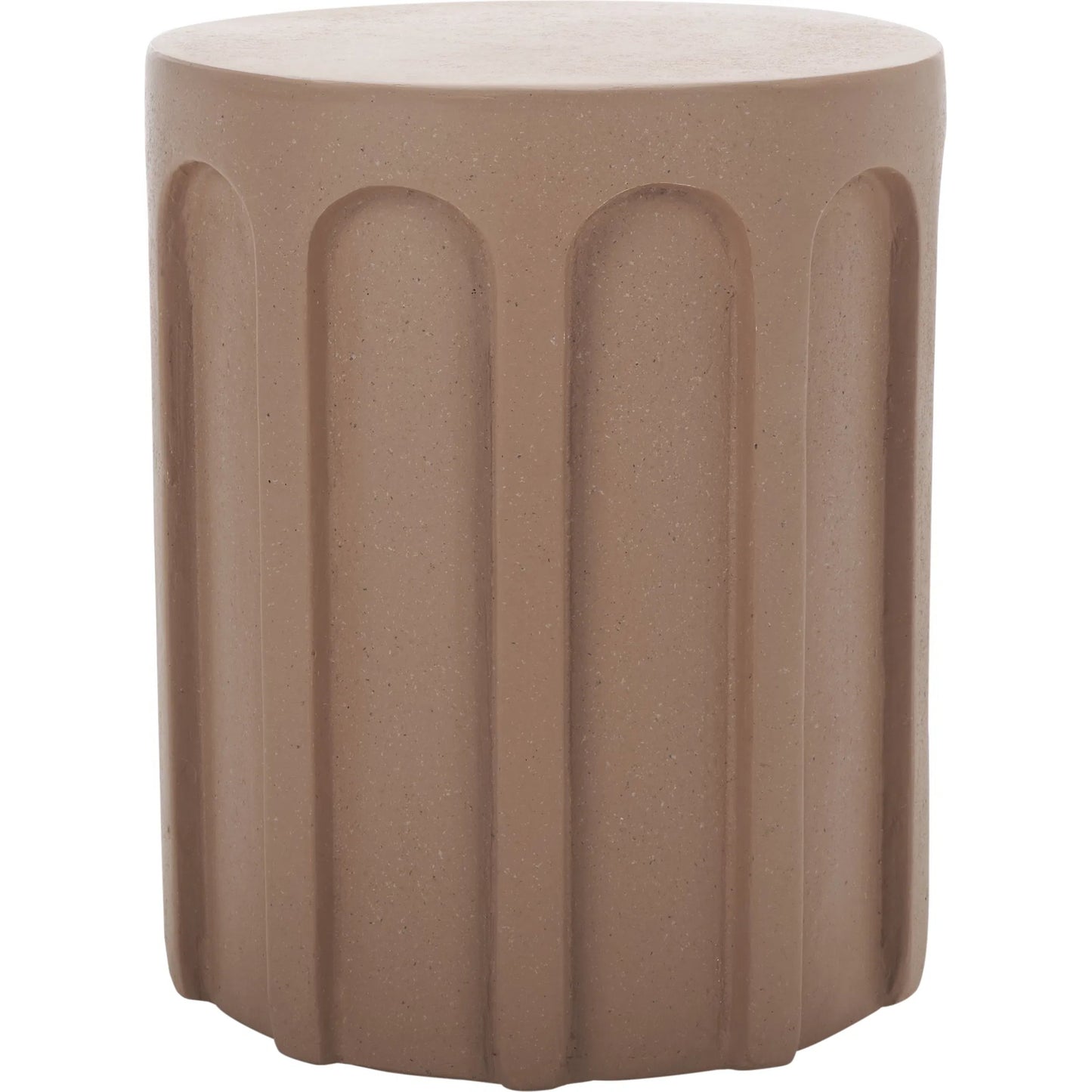 019 SI-2249490 | Additional Silo | Tinian Accent Table by HedgeApple Essentials in terracotta. Made from magnesium oxide in a modern style.