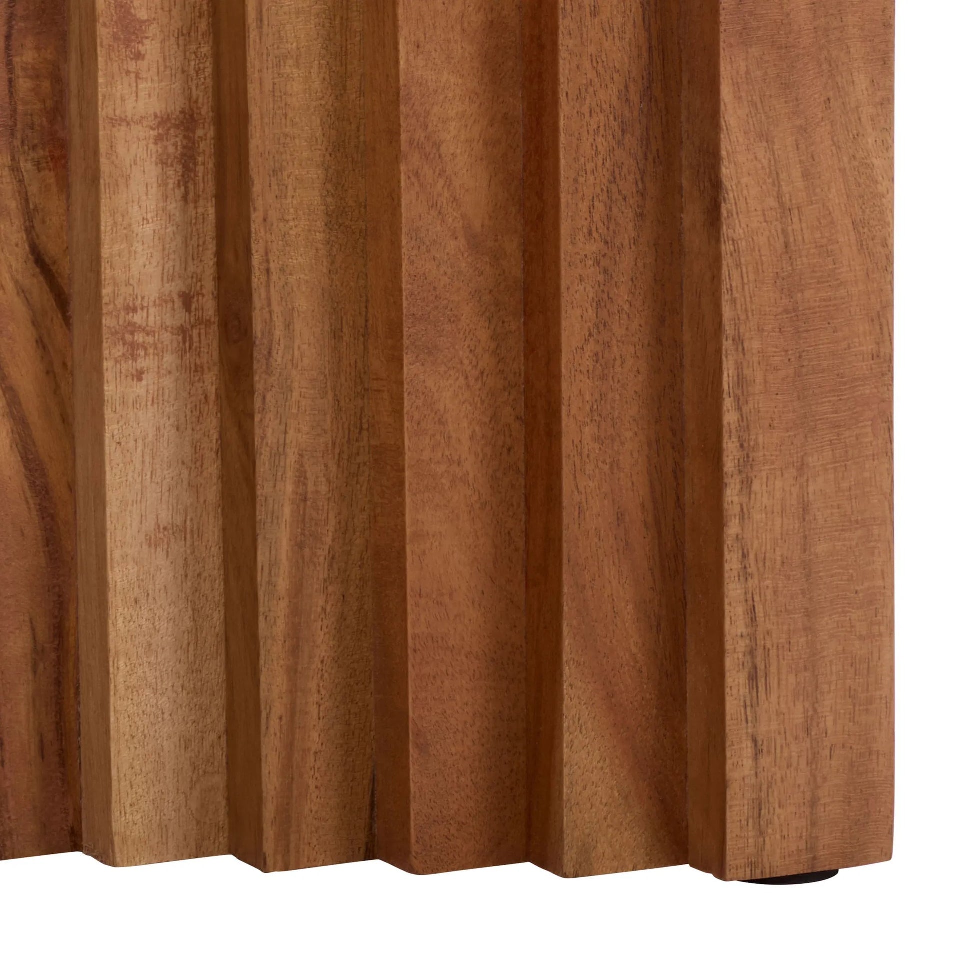 Kearney Accent Table by HedgeApple Essentials in walnut. Made from acacia wood in a transitional style.