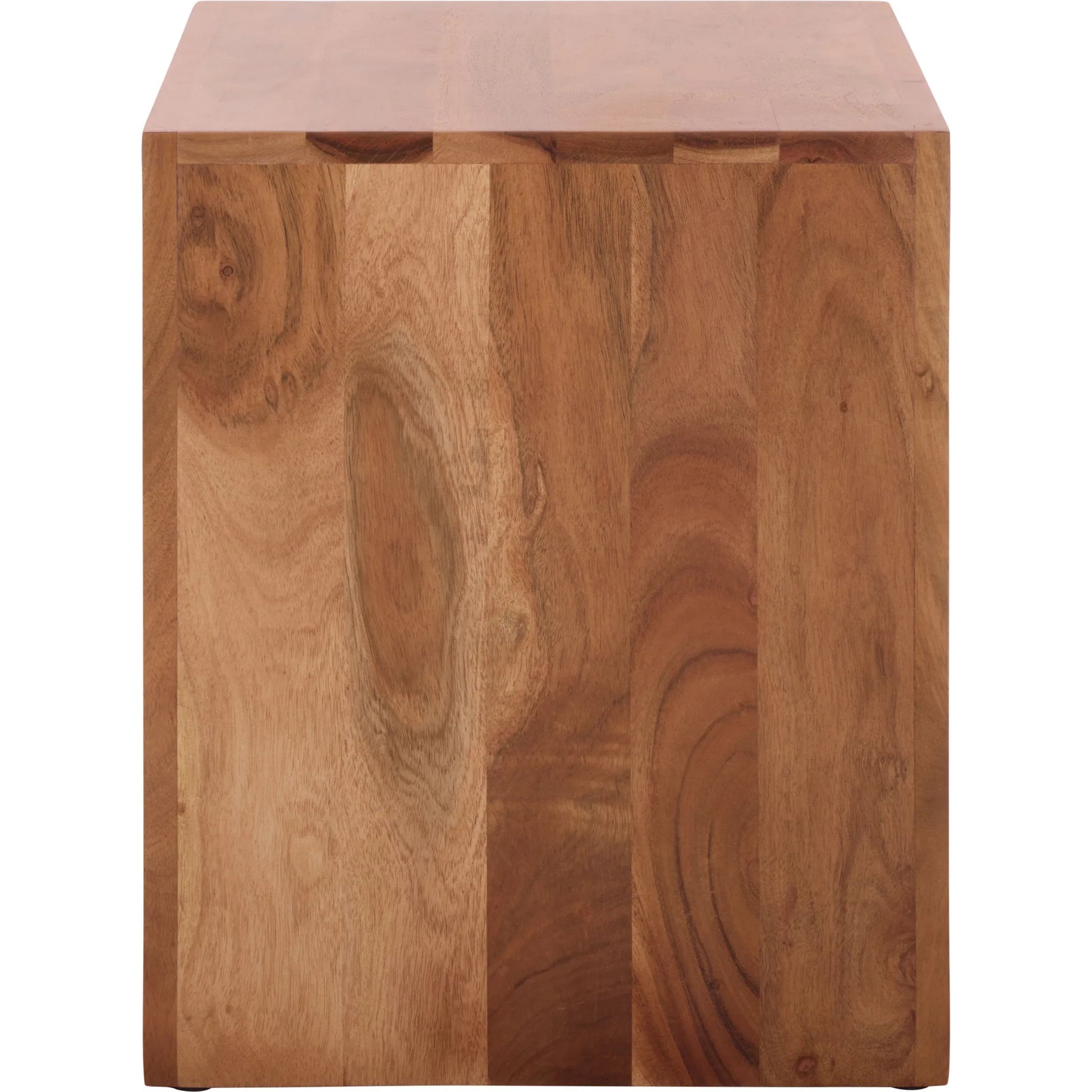 Kearney Accent Table by HedgeApple Essentials in walnut. Made from acacia wood in a transitional style.