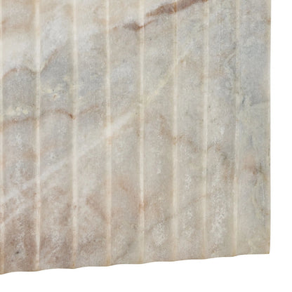 Alexandria Side Table by HedgeApple Essentials in brown, gray. Made from marble in a modern style.