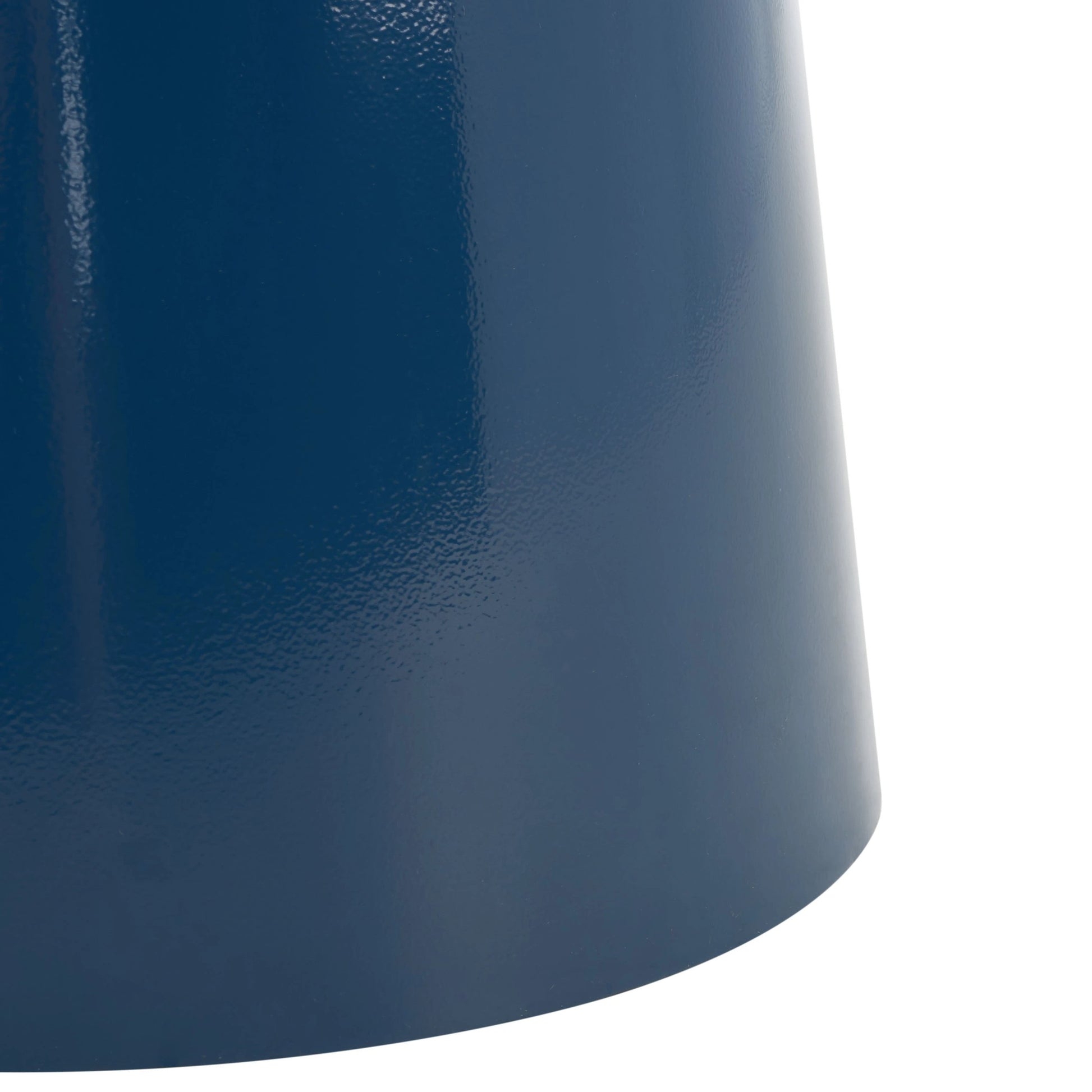 Victor Round Accent Table by HedgeApple Essentials in teal powder. Made from iron in a modern style.