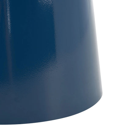 Victor Round Accent Table by HedgeApple Essentials in teal powder. Made from iron in a modern style.