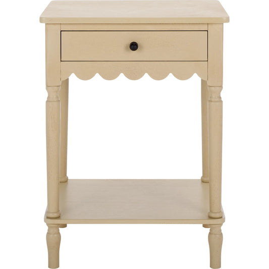 Stanislaus 1 Top Drawer Accent Table by HedgeApple Essentials. Made from pine wood, mdf, zinc alloy in a unique style.