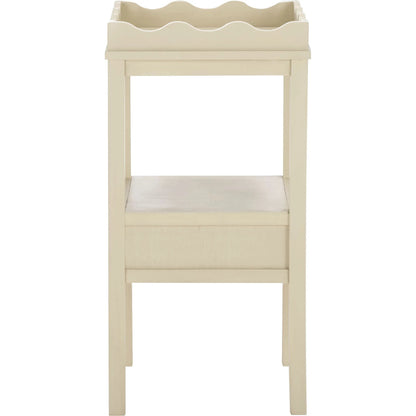 Grove One Drawer Accent Table by HedgeApple Essentials. Made from pine wood, mdf, zinc alloy in a unique style.
