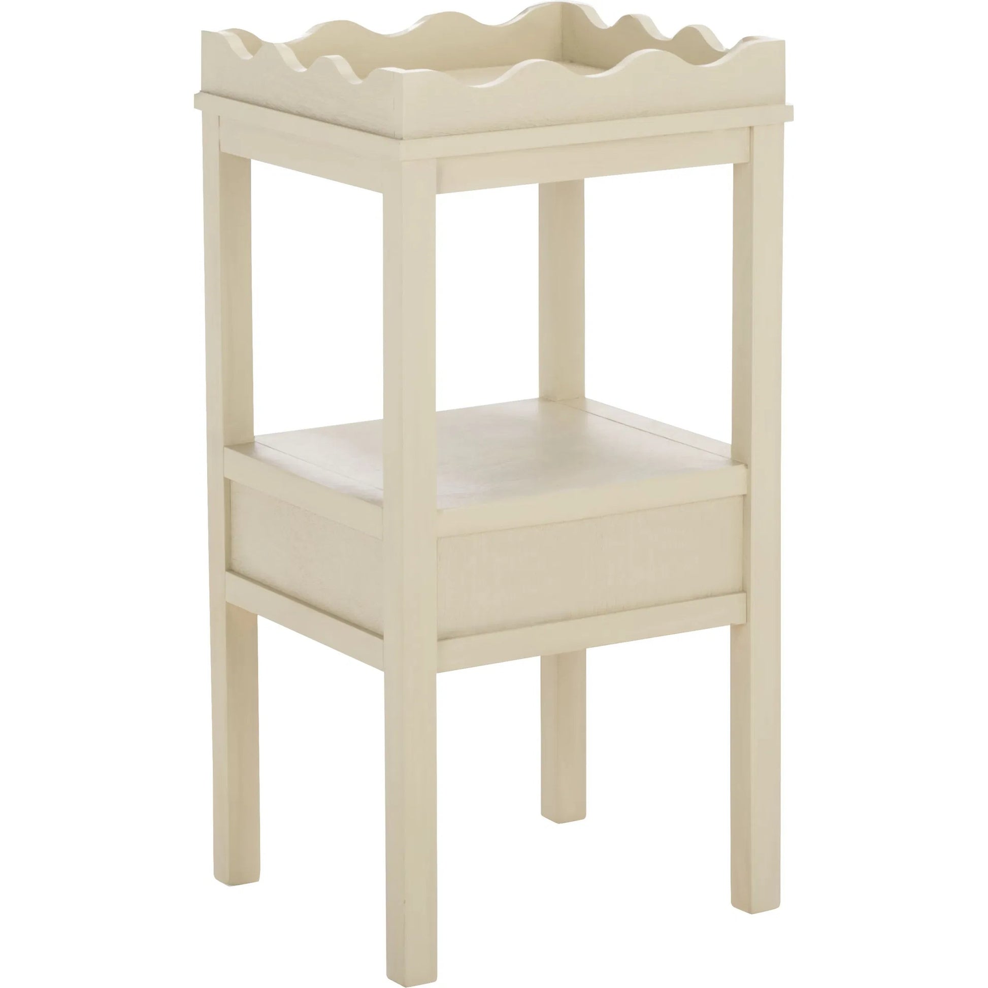 Grove One Drawer Accent Table by HedgeApple Essentials. Made from pine wood, mdf, zinc alloy in a unique style.